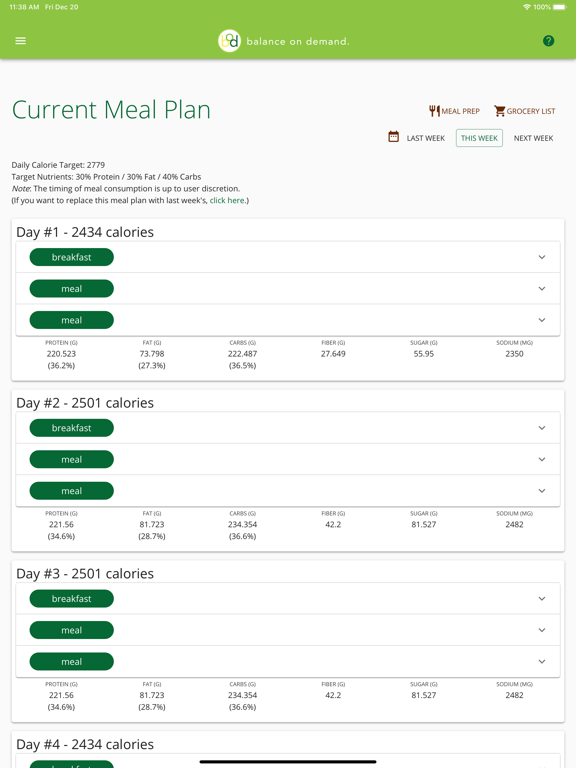 Balance on Demand iPad screenshot 2 - Health & Fitness app