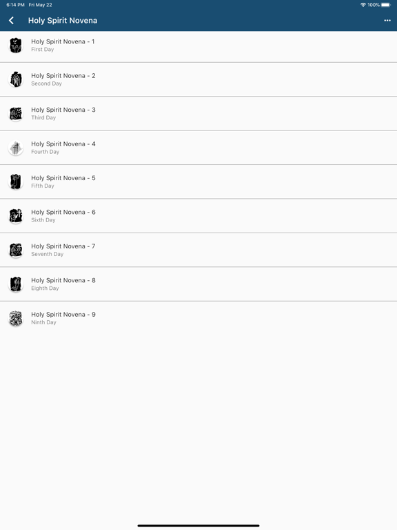 Jesus Youth Prayers iPad screenshot 6 - Productivity app