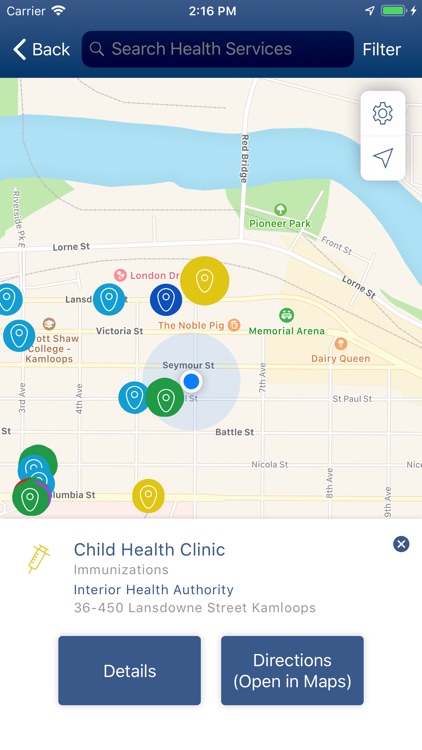 BC Health Service Locator