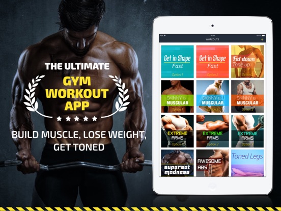 Workout: Gym routines tracker & trainer plan, free screenshot