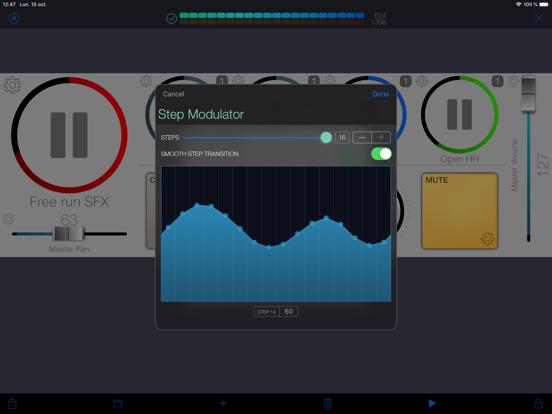 WiDI MIDI Studio iPad screenshot 4 - Music app