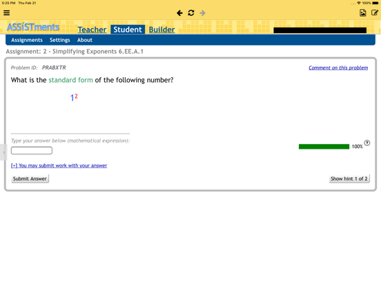 Screenshot #6 pour ASSISTments Mobile