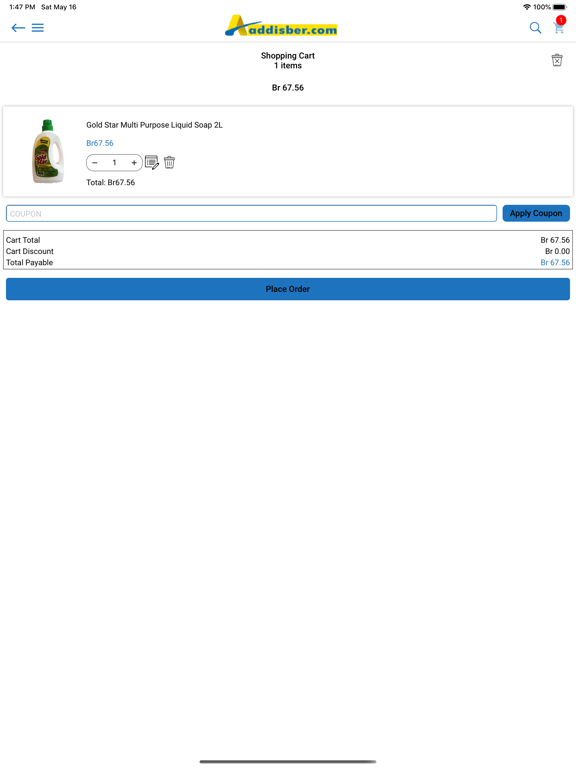 Addisber iPad screenshot 5 - Shopping app