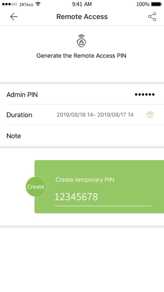 #2. ZK SmartKey (iOS) By: ZKTeco Inc.