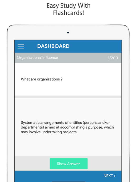 PMP Tester iPad screenshot