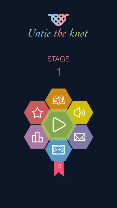 Untie the knots - Art of ropes iPhone screenshot 1 - Games app