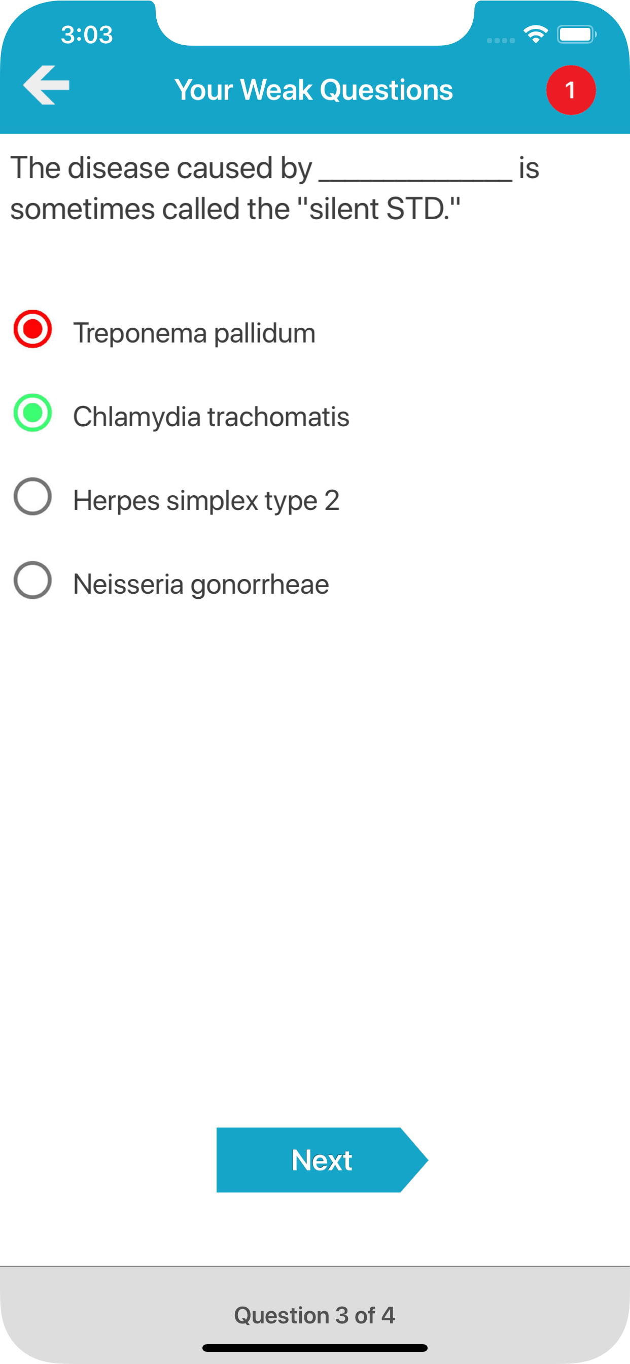 Medical Microbiology Quiz