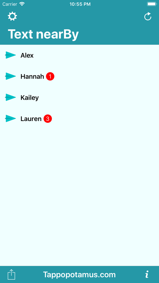 #1. Text nearBy (iOS) By: Paul Hangas