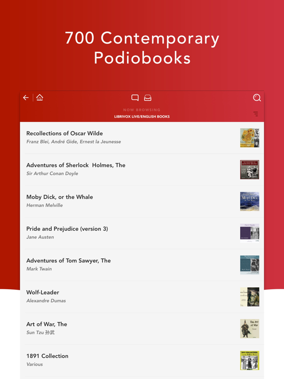 Audiobooks HQ + iPad screenshot 2 - Book app