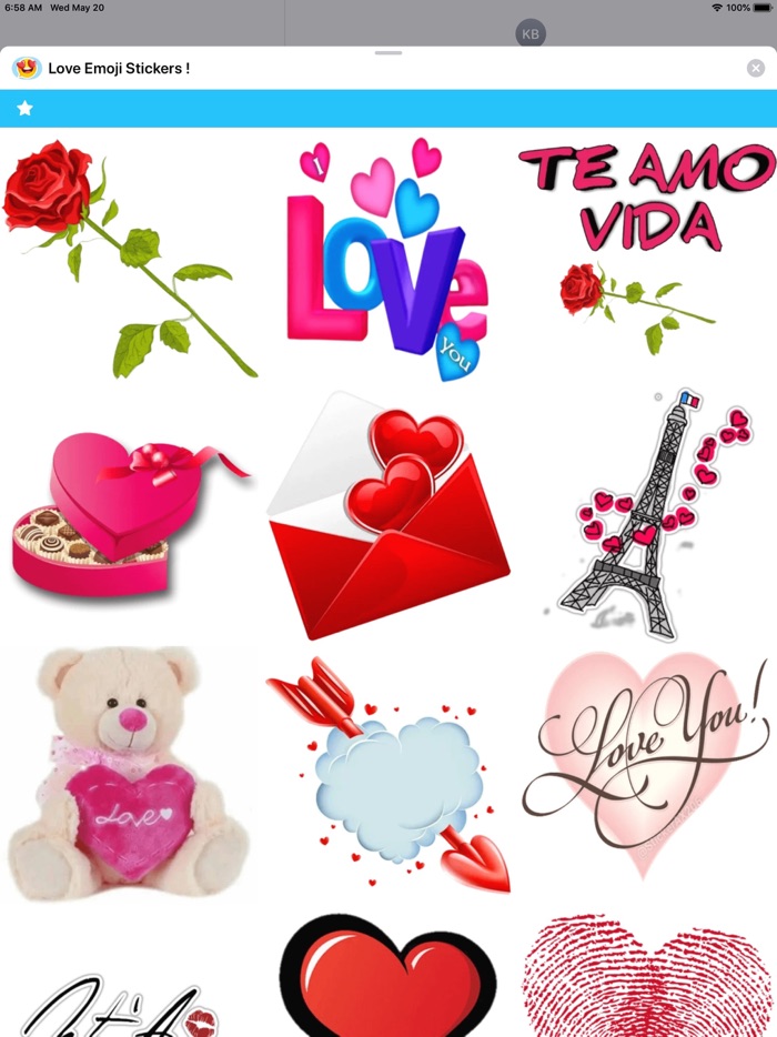 Love Emoji Stickers