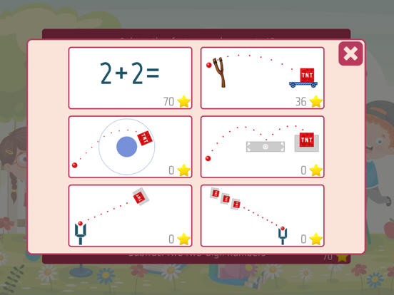First grade Math - Subtraction iPad screenshot