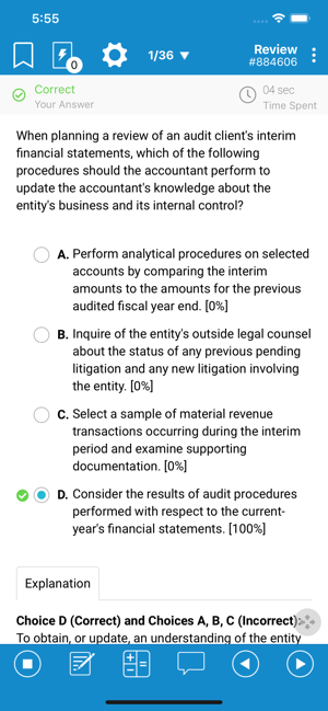 UWorld Roger CPA Review(圖4)-速報App