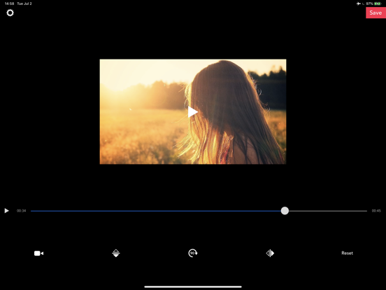 Screenshot #5 pour RFV - Rotate & Flip Video