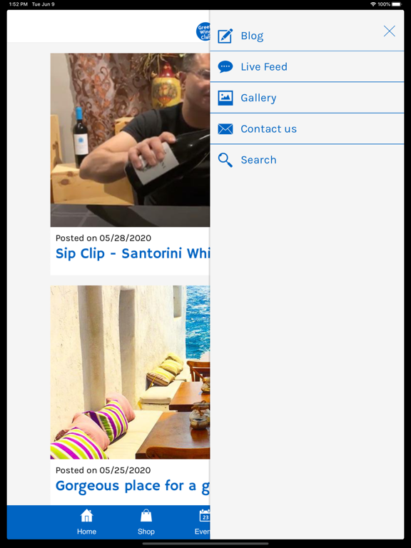 The GWC iPad screenshot 5 - Food & Drink app