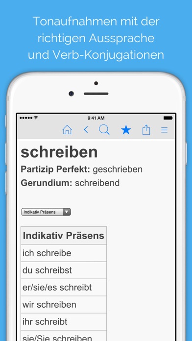 Deutsch Wörterbuch & Thesaurus Screenshot