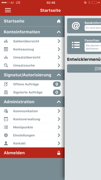 Oberbank Business App Screenshot