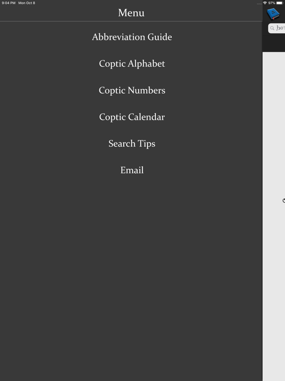 Screenshot #5 pour Coptic-English Dictionary