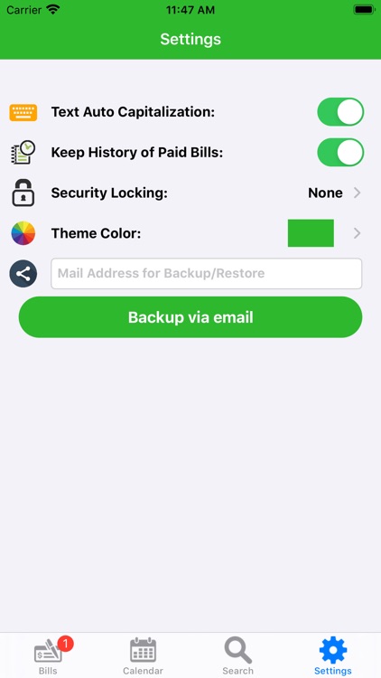 myBill$ screenshot-8