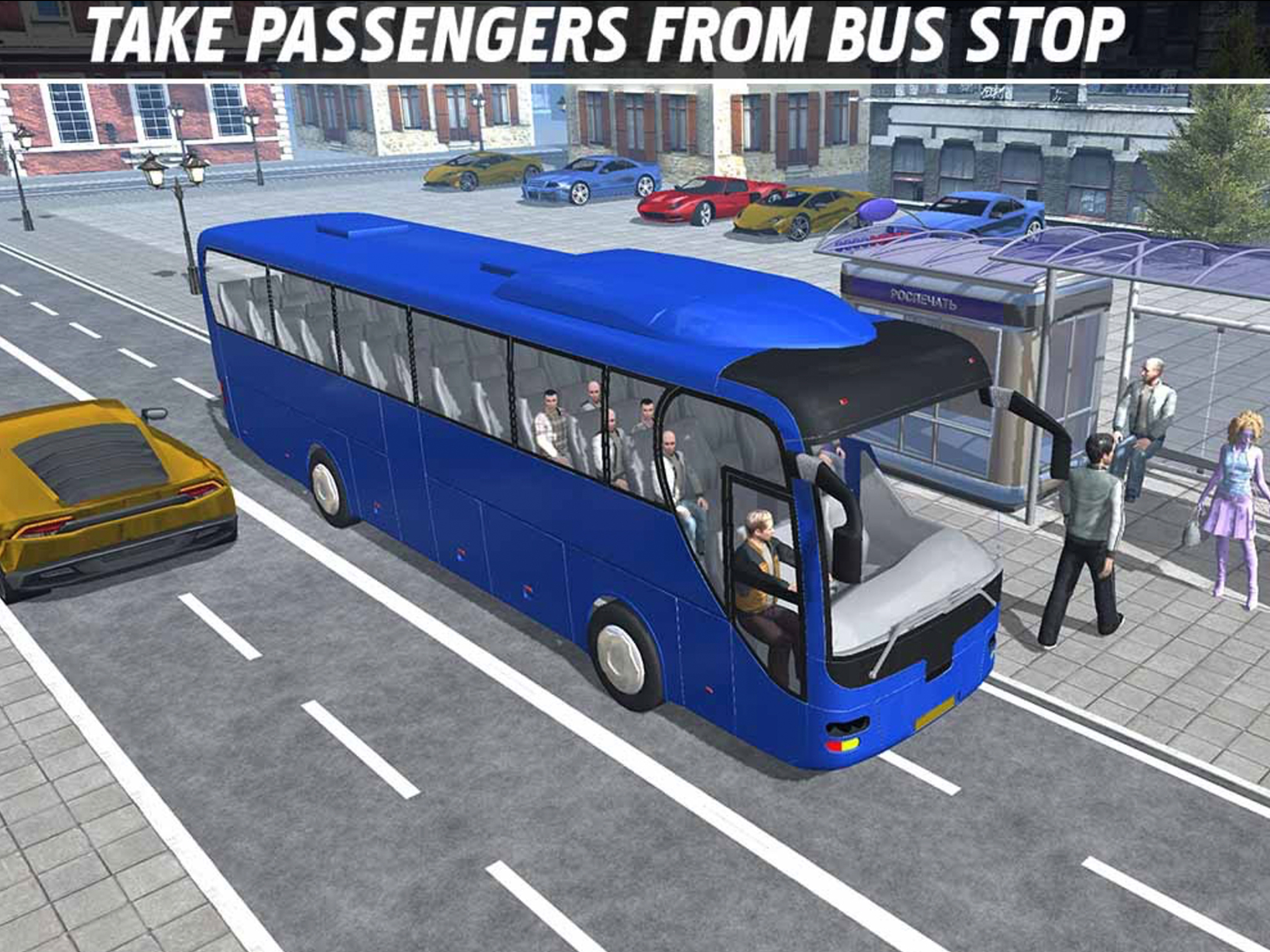 Tourist Bus Off Road Drive Sim screenshot 6