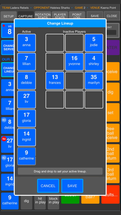 SoloStats 123 Volleyball Screenshot