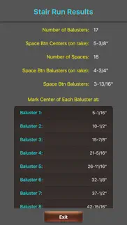baluster calculator elite iphone screenshot 2