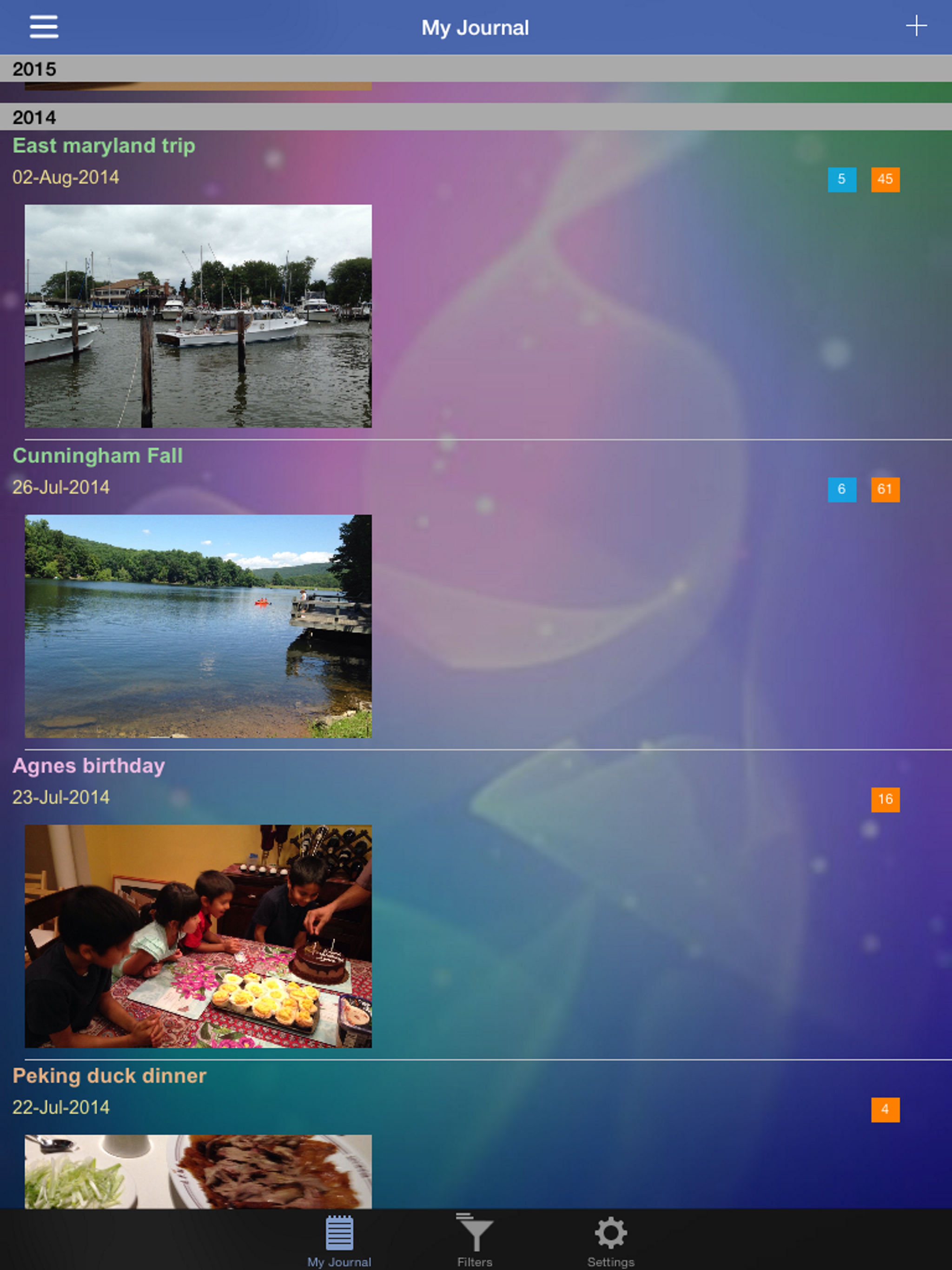 SkyJournal - Journal / Diary screenshot 4