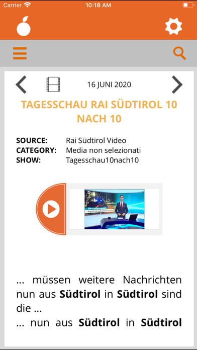 myInfojuice screenshot