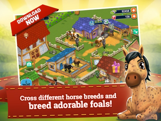 Horse Farm iPad app afbeelding 2