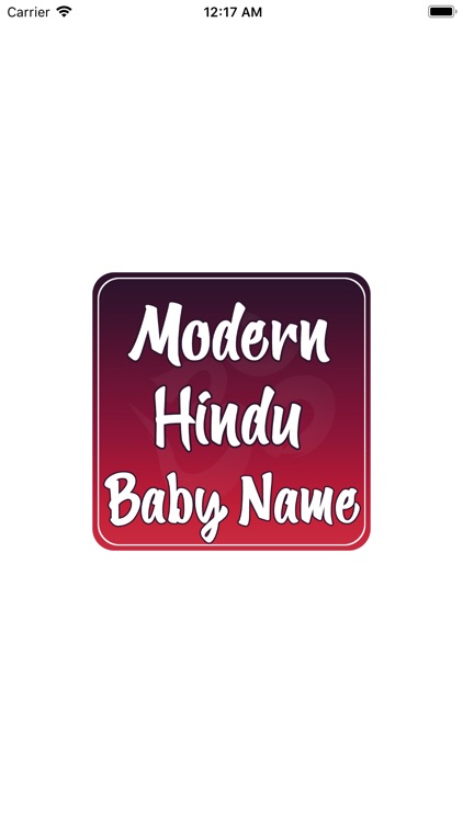 Modern Hindu Name