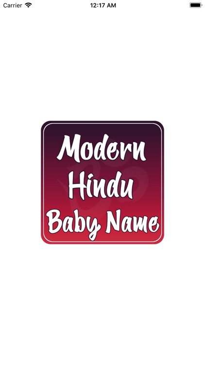 Modern Hindu Name