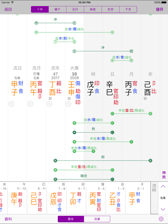 Screenshot #6 pour 十三行八字 2008 for iPad