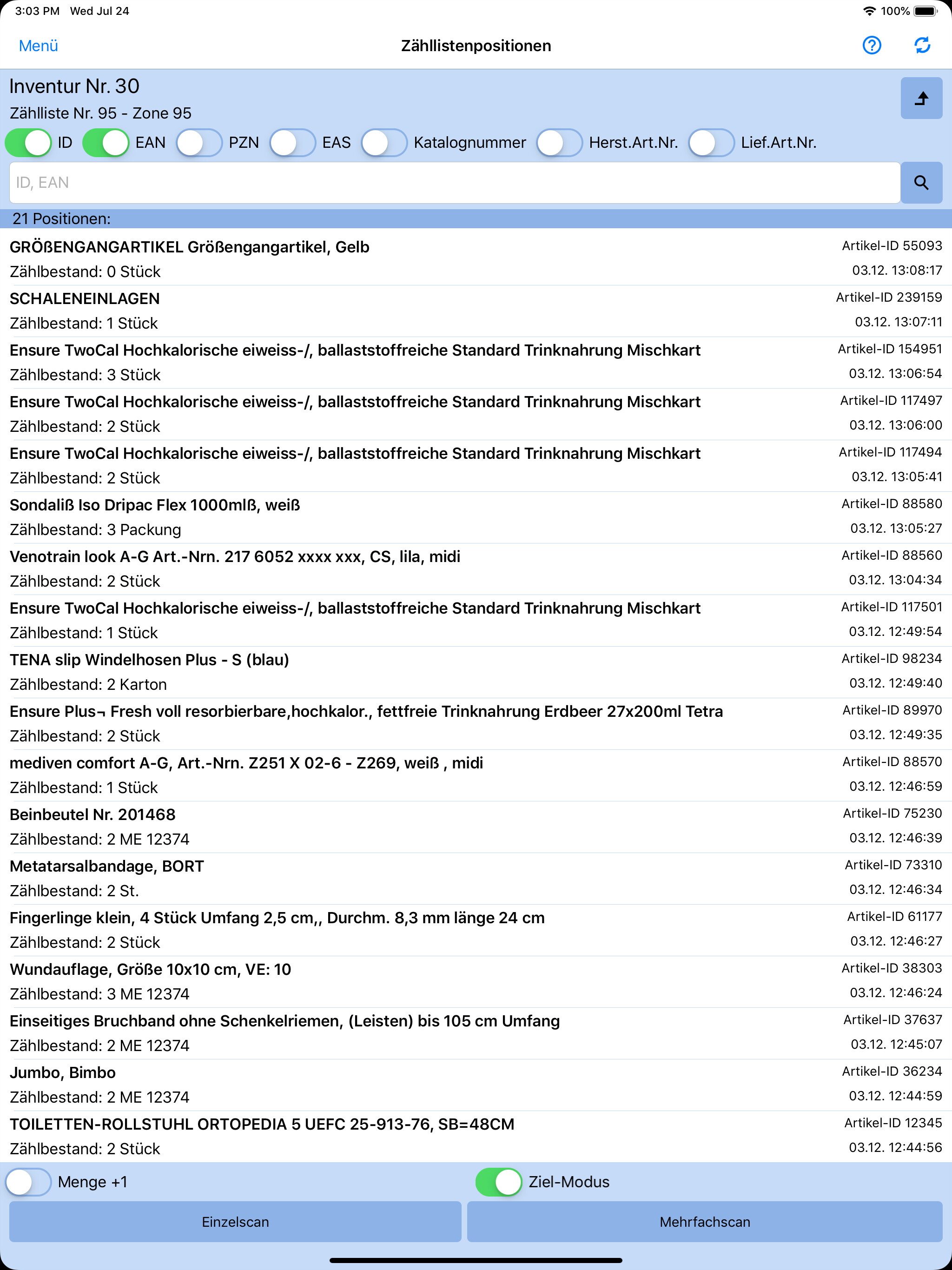 acriba Inventur-App screenshot 3