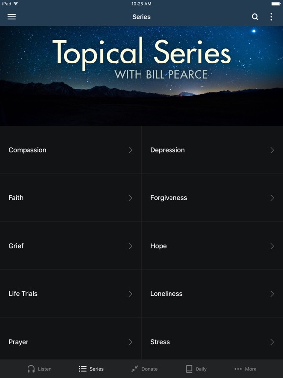 Nightsounds iPad screenshot 2 - Lifestyle app