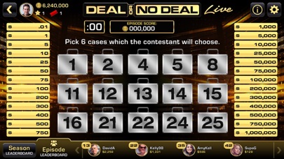Deal Or No Deal Live Screenshot