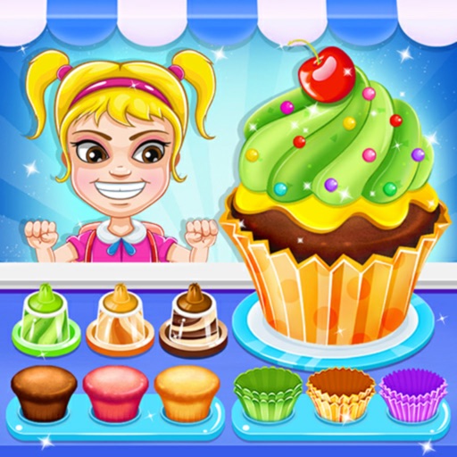 Cupcake Maker Bakery Shop Icon