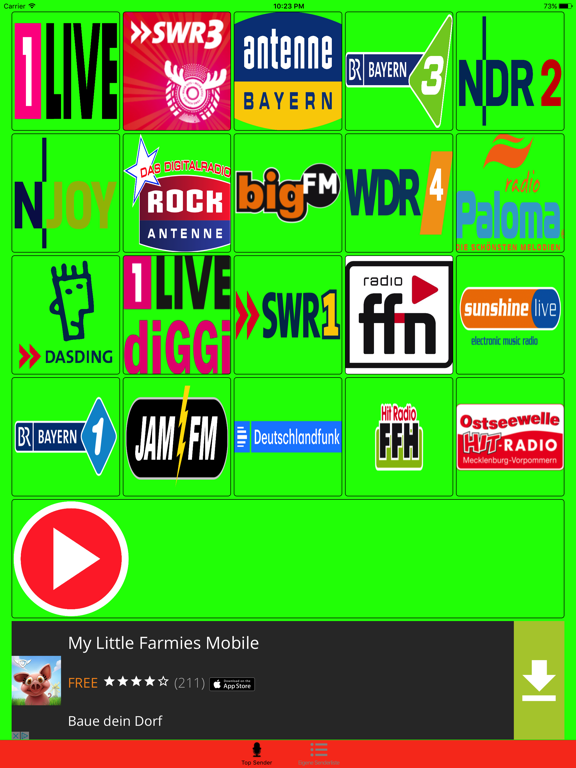 Screenshot #4 pour Internet-Radio Player