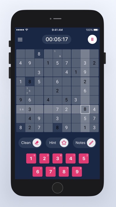 Sudoku Classic Puzzle Games Screenshot