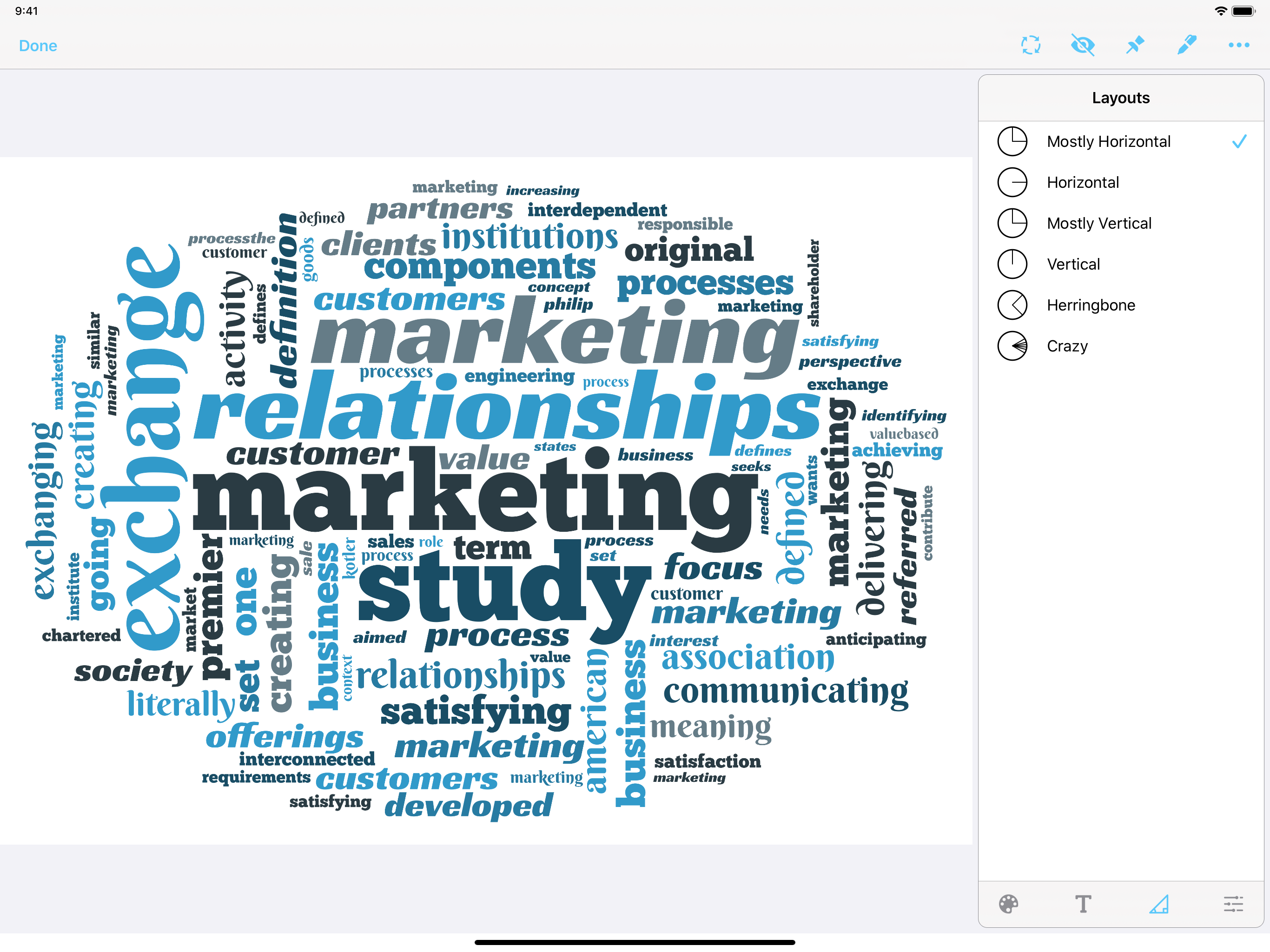 Wordcloud by Wordsalad
