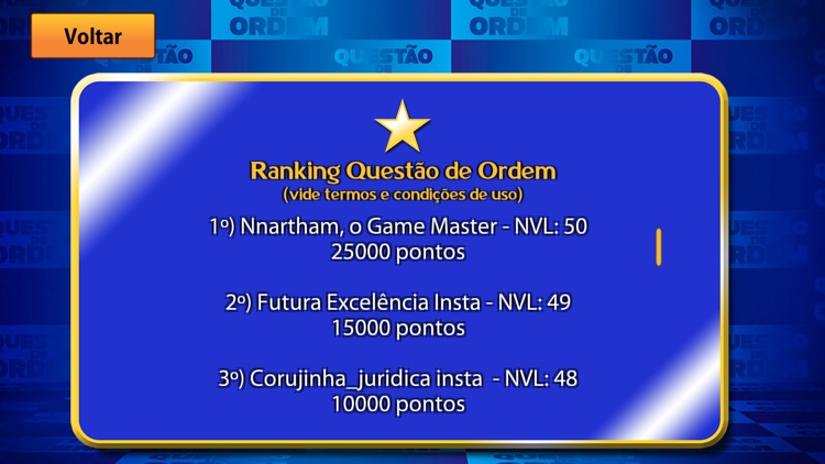 Questão de Ordem Game Jurídico screenshot-4