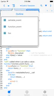 luai5.2.1-autocomplete,runcode iphone screenshot 2
