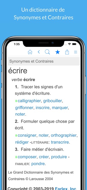 Dictionnaire Français. on the App Store