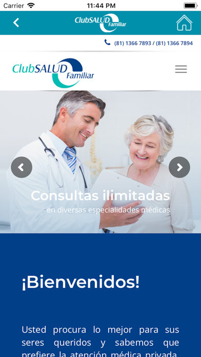 ClubSalud Screenshot