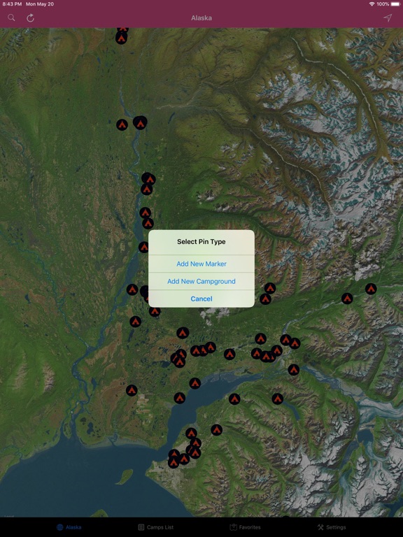 Alaska Campgrounds, RV Parks App voor iPhone, iPad en iPod touch
