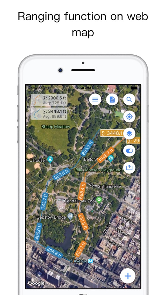 #2. Planimeter Pro for map measure (iOS) 由: zhong zhang