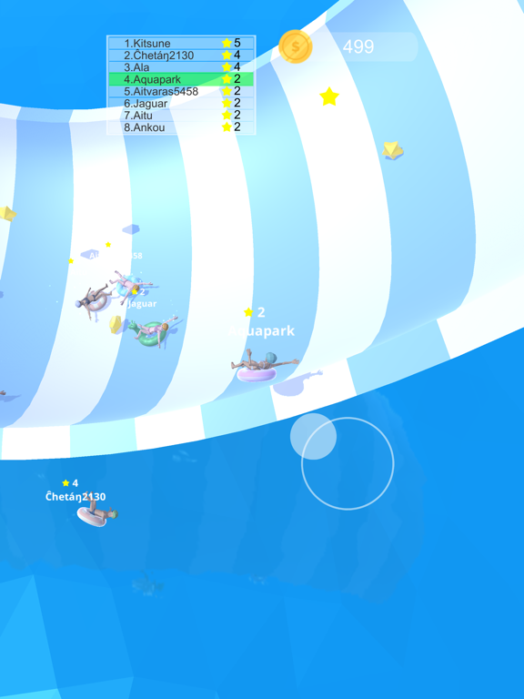 Aquapark Slide.io iPad screenshot 6 - Games app