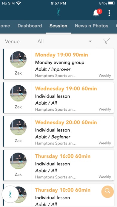 Screenshot #3 pour Zak Powers Tennis Coaching