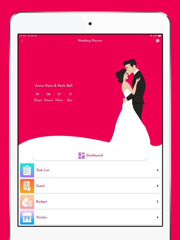 Screenshot #4 pour Wedding Planner & Organizer