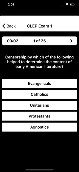 Game screenshot CLEP American Literature Prep apk