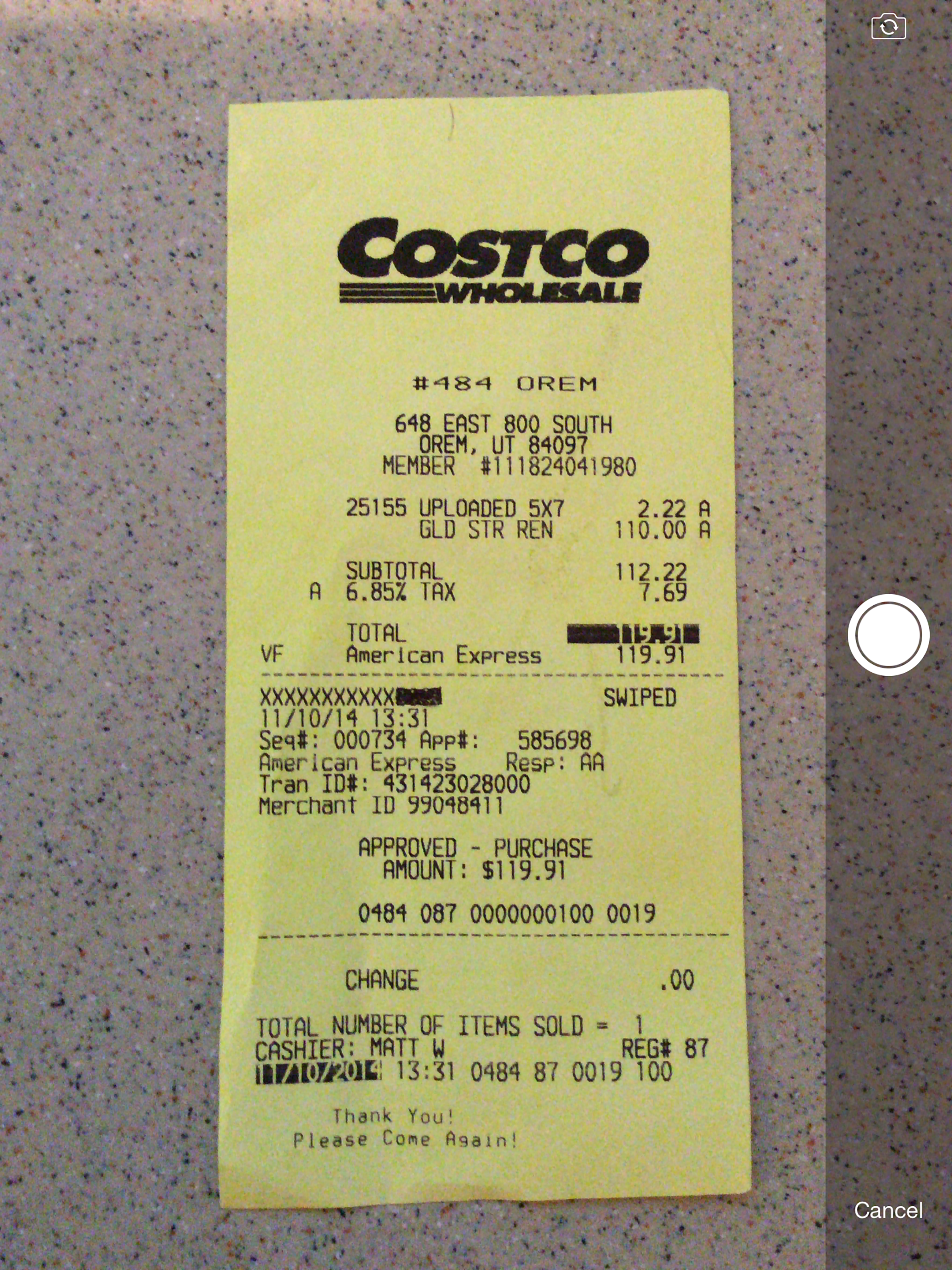 Receipt Emailer