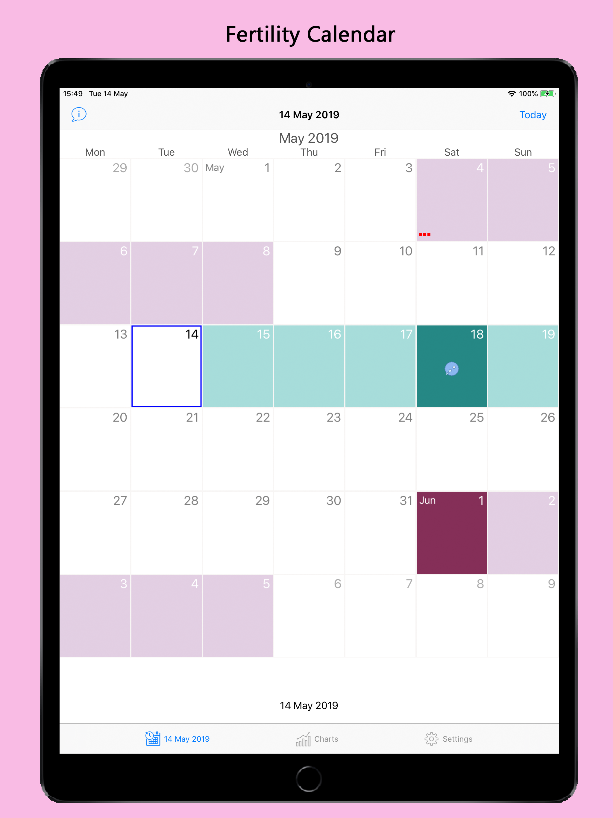 Fertility & Period Tracker Pro screenshot 9